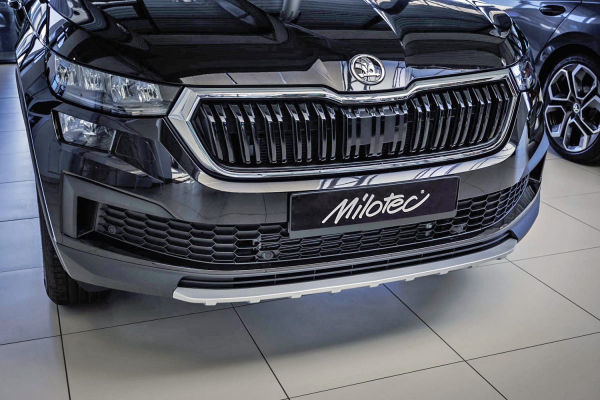Unterfahrschutz-Blende silber, passend für Kodiaq Facelift